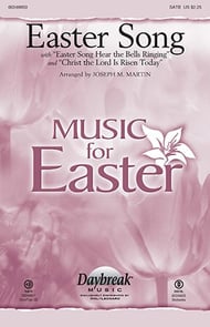 Easter Song SATB choral sheet music cover Thumbnail